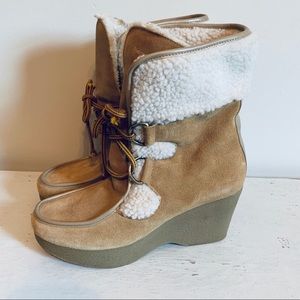 Tommy Girl suede leather boots